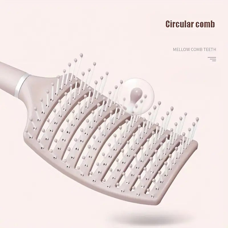 Vented Detangling Brush for All Hair Types (1PC)
