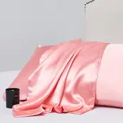 2pcs Soft Satin Pillowcases with Envelope Closure