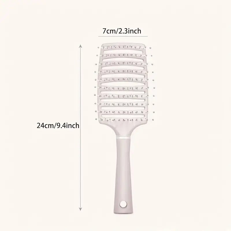 Vented Detangling Brush for All Hair Types (1PC)